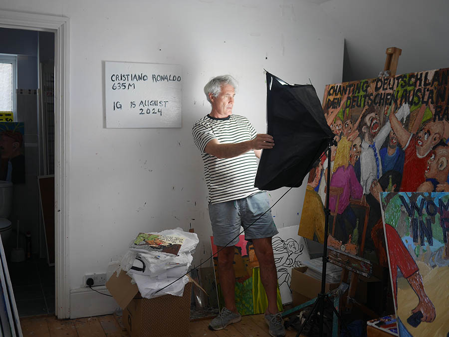 Cristiano Ronaldo portrait (with Jay)