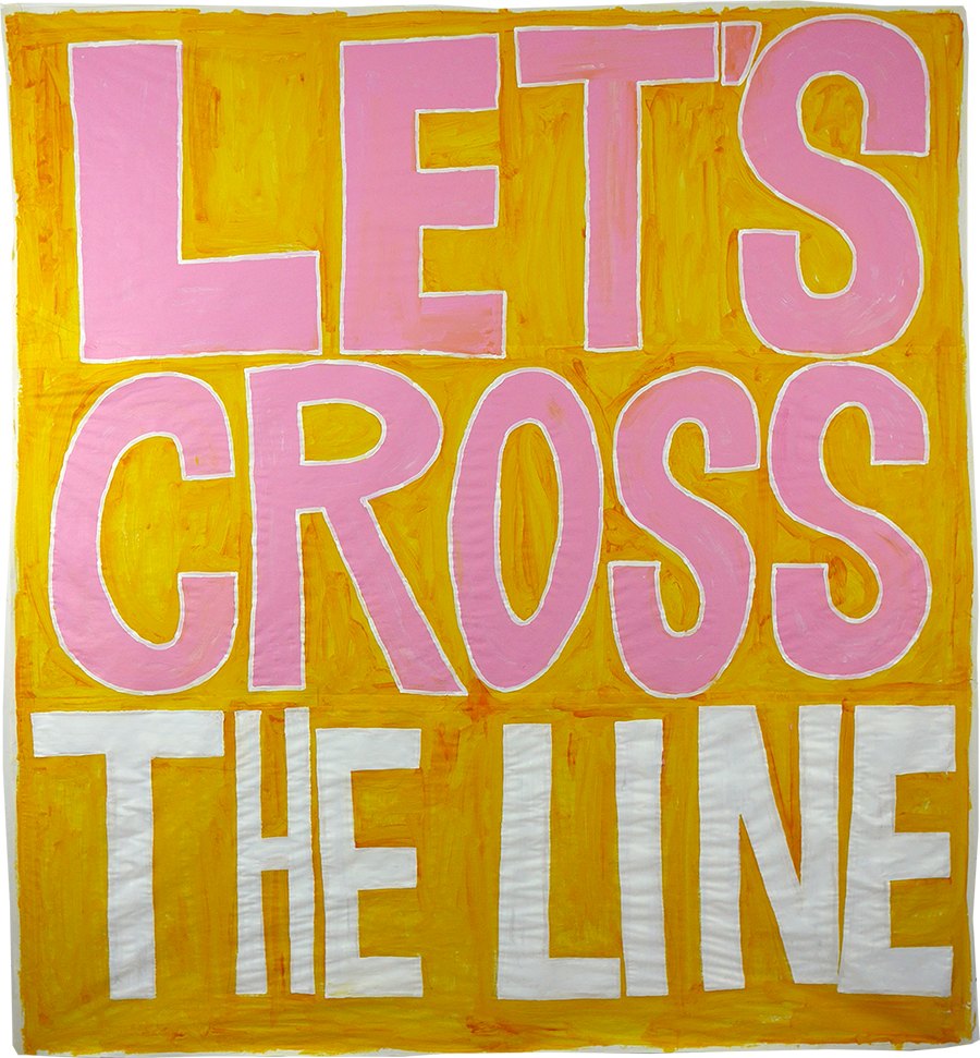 Let's cross the line