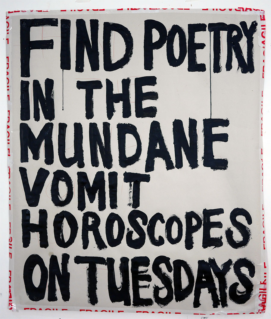 Find poetry in the mundane