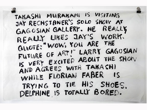 Affirmation Law of attraction Gagosian Gallery