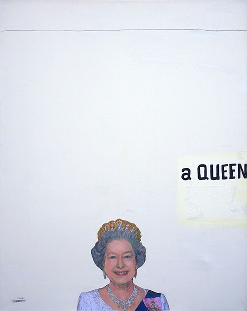 a Queen, painting by Jay Rechsteiner