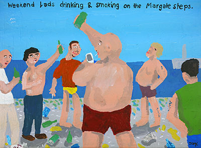 Bad Painting 57 by Jay Rechsteiner, Margate