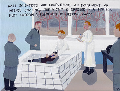 Bad Painting 104 by Jay Rechsteiner, Nazi experiments