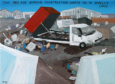 Bad Painting by Jay Rechsteiner (illegal waste dumping)