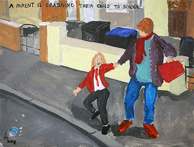Bad Painting 202 / school unschooling home schooling