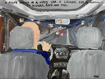 Bad Painting 241 by Jay Rechsteiner / London, Wayne Couzens, Sarah Everard, rape, murder, crime