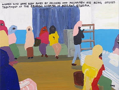 Bad Painting 245 by Jay Rechsteiner, Ethopia, war