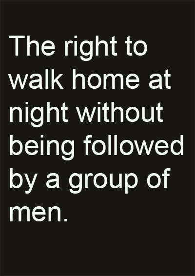 The right to walk home 