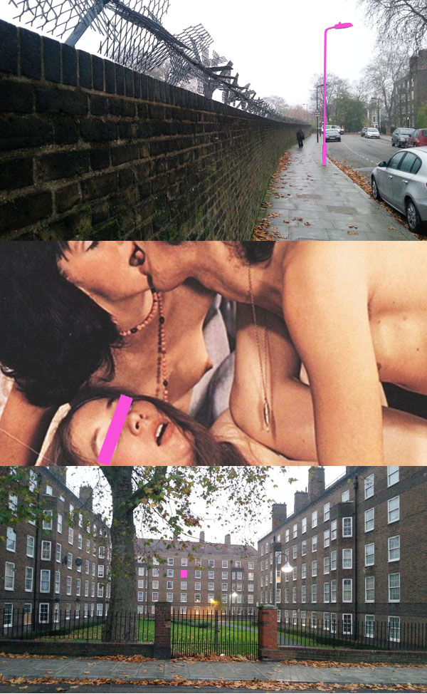Structure, collage, London, council estate by Jay Rechsteiner