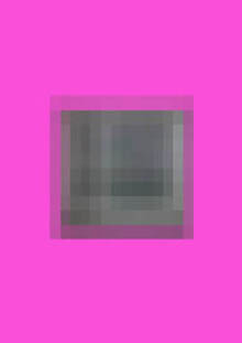window, pixelated by Jay Rechsteiner, pink