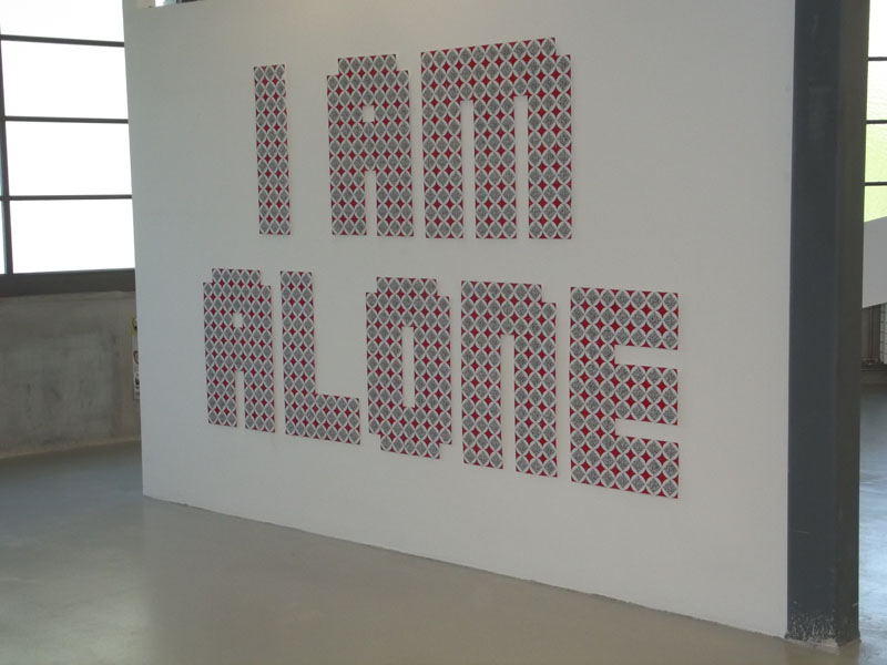 I am alone by Jay Rechsteiner, Markthalle Basel, Switzerland, How to make a monster exhibition